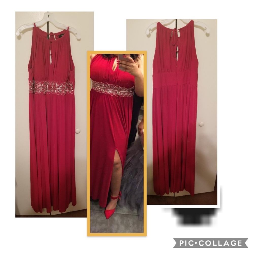 Beautiful red gown